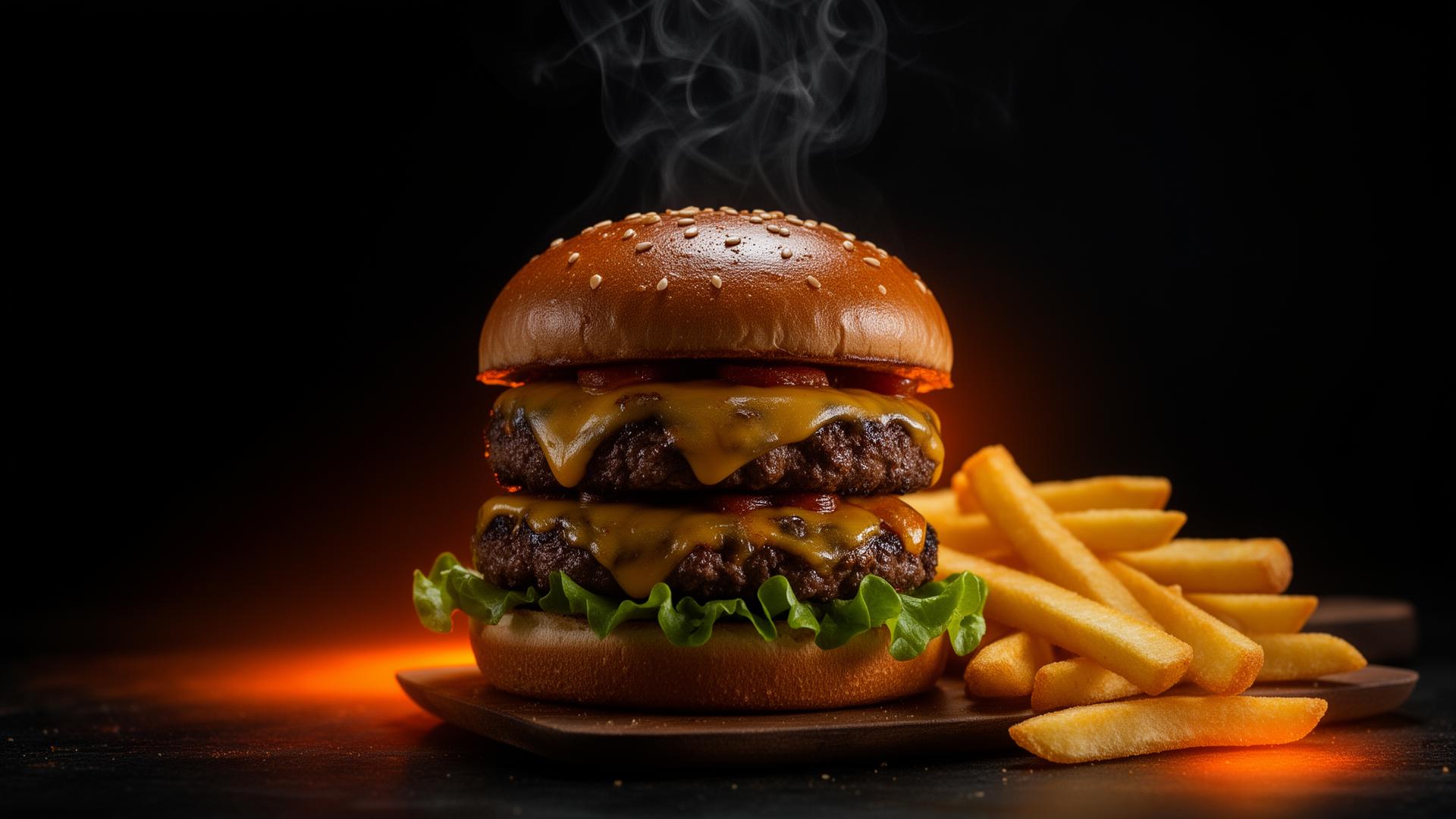 Double Burger Maison